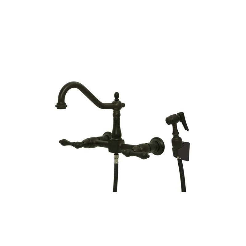 Heritage Hot & Cold Water Dispenser with Side Spray, Oil Rubbed Bronze