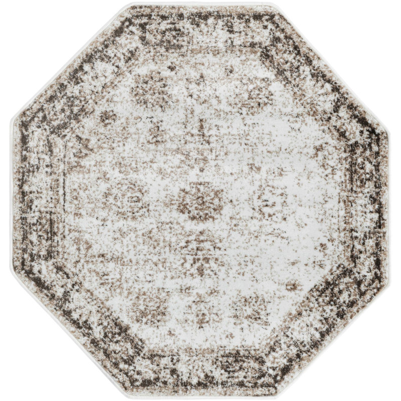 Mangine Indoor Rug, Octagon 4'1" x 4'1"