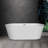66.44 " L x 30 " W Freestanding and Mounting / Installation Required Soaking Acrylic Bathtub