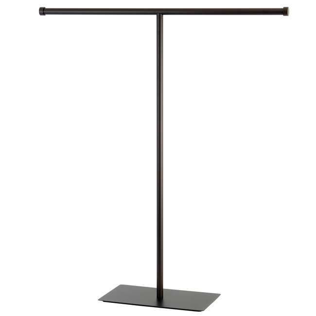 Kingston Brass Claremont Freestanding T-Shape Towel Rack, Oil Rubbed Bronze