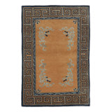 Art Deco One-of-a-Kind 2'8X3'10 Hand Knotted Area Rug