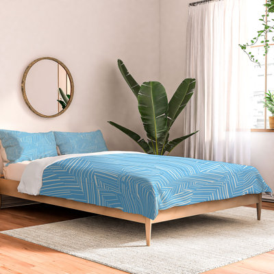 Jenean Morrison Cotton Geometric Shapes Duvet Cover