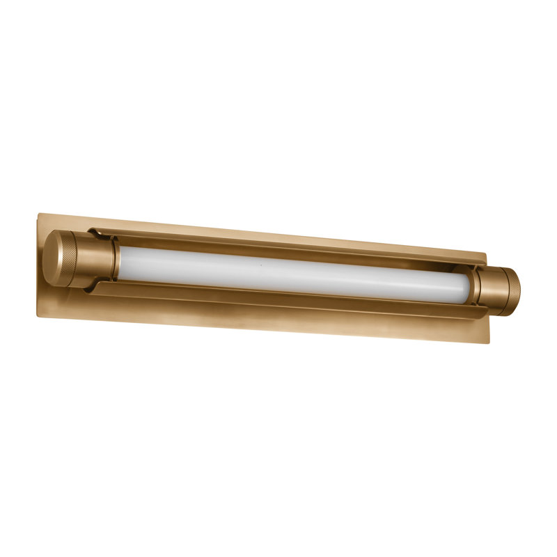 Capa 1 - Light LED Vanity Light, Hand Rubbed Antique Brass