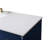 Hayes 60 " W 1 Single Vanity Bathroom Vanity With Engineered Marble Top-1024046460