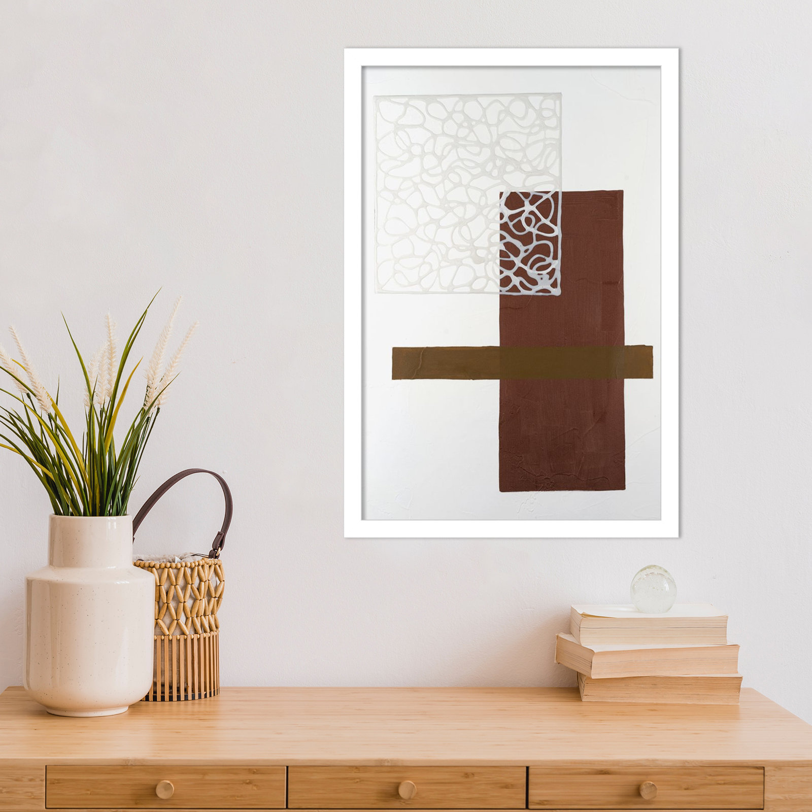 Nooks and Crannies No. 4 Print, 21" H x 15" W, White