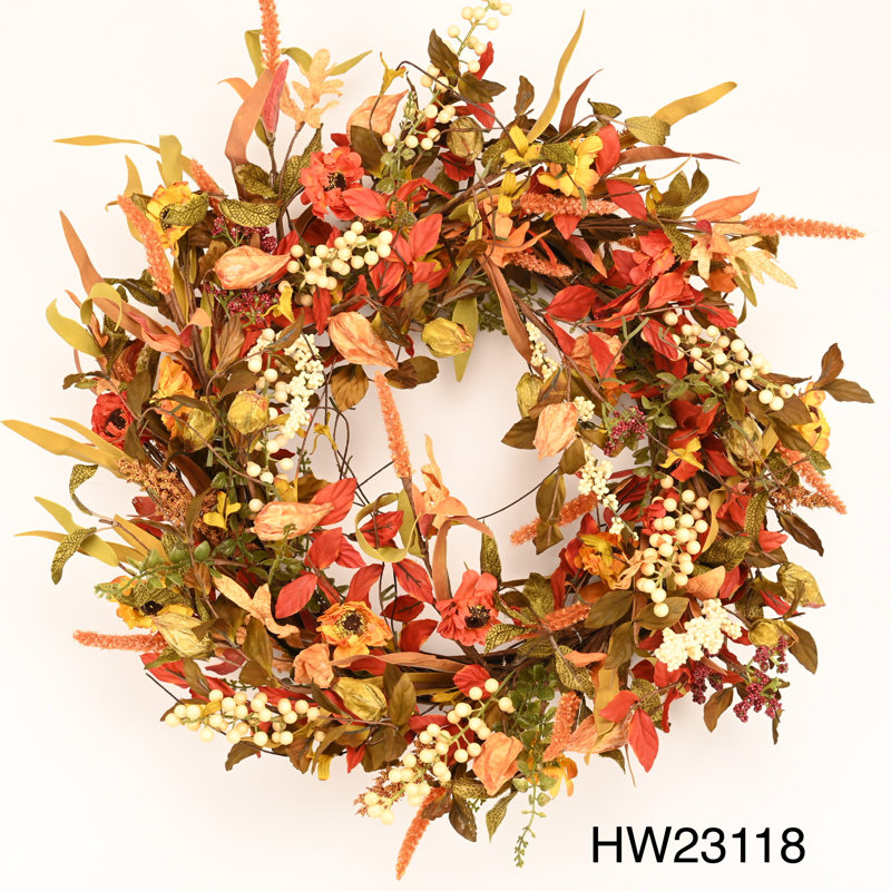 Handcrafted Faux Berry 26'' Wreath