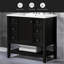 Meuble-lavabo 36 po sans lavabo, base d'armoire seulement, une armoire et trois tiroirs-108206276