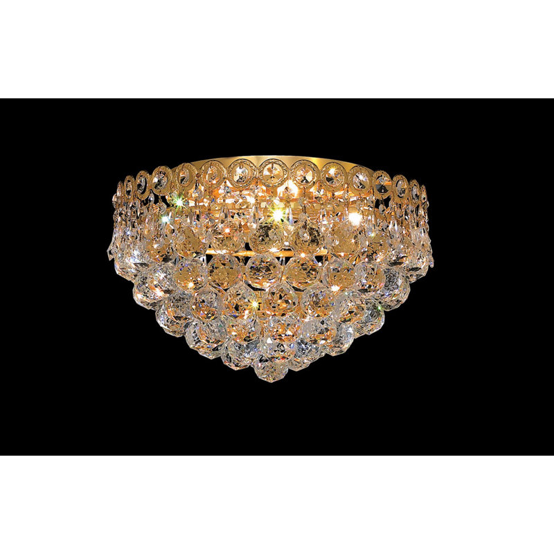 Zoila 5 - Light Dimmable Tiered Chandelier, Gold