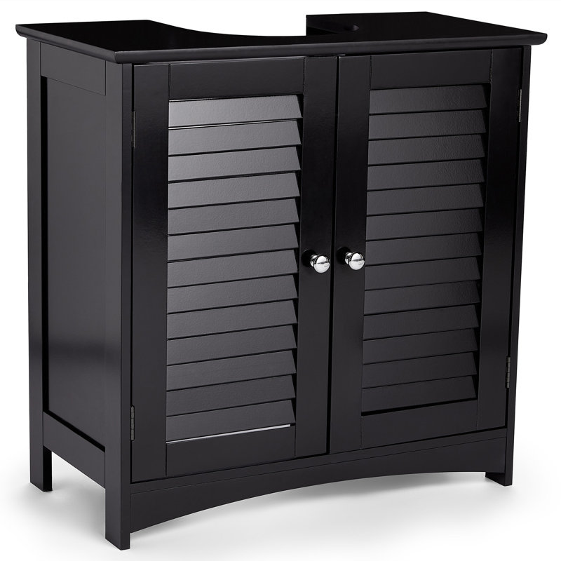  30 x 60cm Free Standing Cabinet, Black