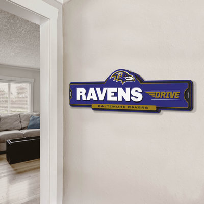 NFL Baltimore Ravens Street Sign