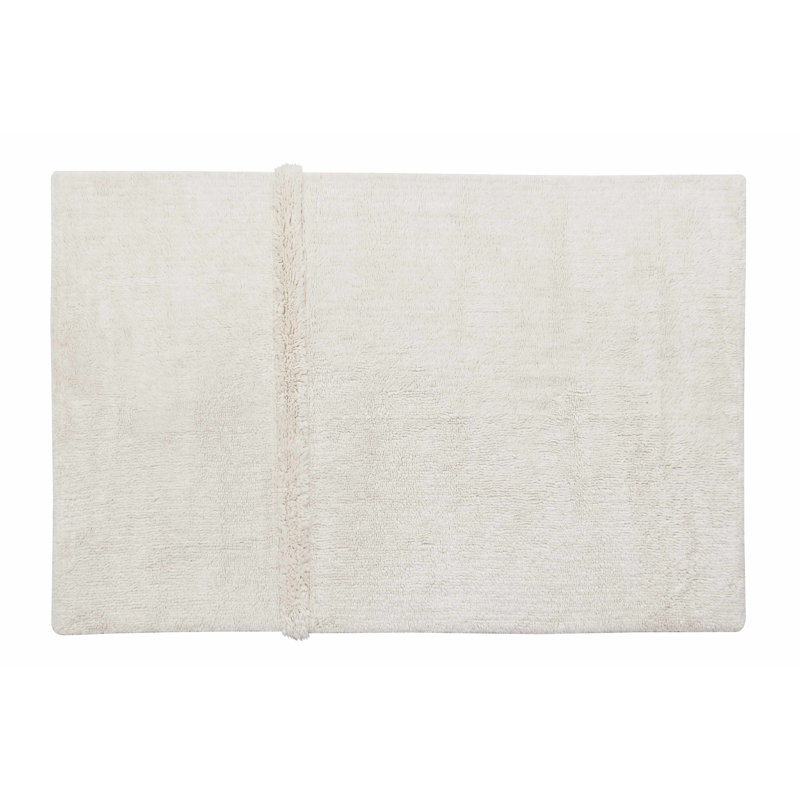 Sheep Of The World Hand Tufted Wool Area Rug in Sheep White, Rectangle 8'2" x 11'2"