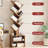 Rustic 6-tier Tree Bookshelf