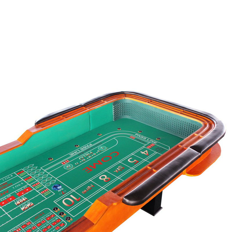 Table de dés 12 pieds Deluxe Craps, Vert
