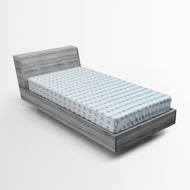 Microfiber Fitted Sheet, Twin Fitted Sheet