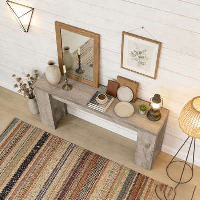 Table d'entrée en bois, console