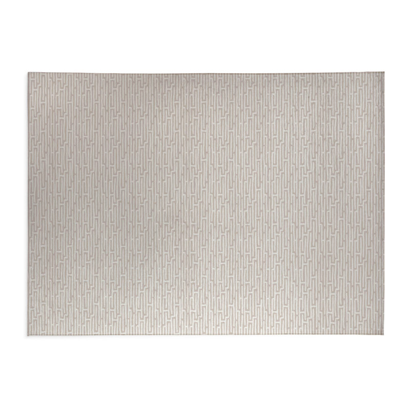 Tapis de bureau Twilight Labyrinth, L 7 pi x L 5 pi  , Taupe