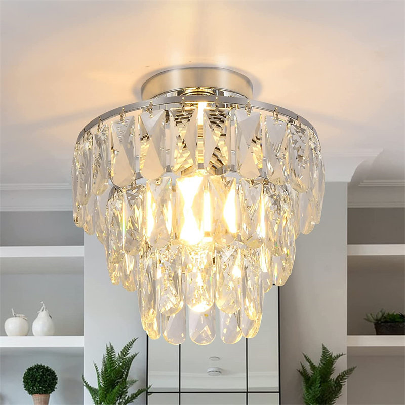 Plafonnier moderne en cristal