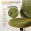 Chaise de bureau ergonomique en filet avec accoudoirs relevables Inbox Zero-2134407891