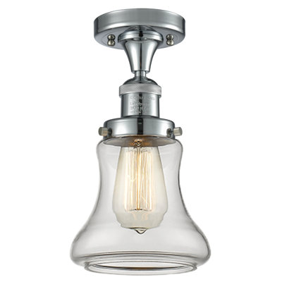 Plafonnier semi-encastré à 1 lumière Edda