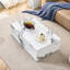 Table basse rectangulaire avec base robuste