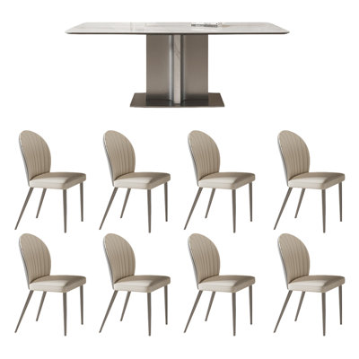 Innovative design dining table and chair set