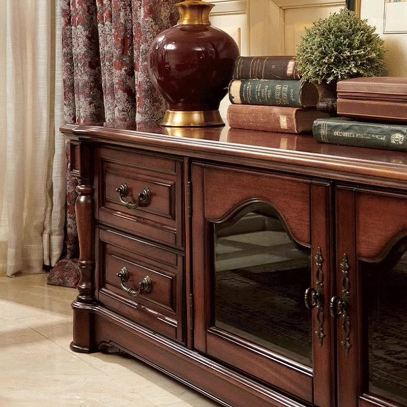 Meuble télé classique haut de gamme, 78.74"