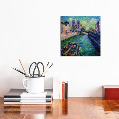 I Love Paris In The Springtime by Mona Edulesco - Wrapped Canvas Painting