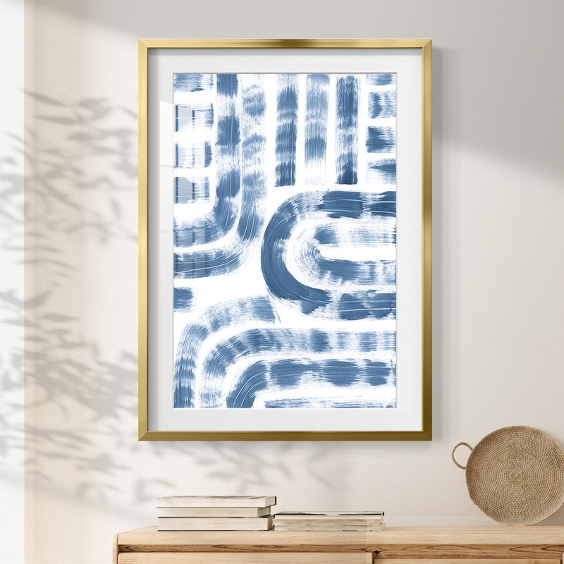 Dye Maze II -Framed Print