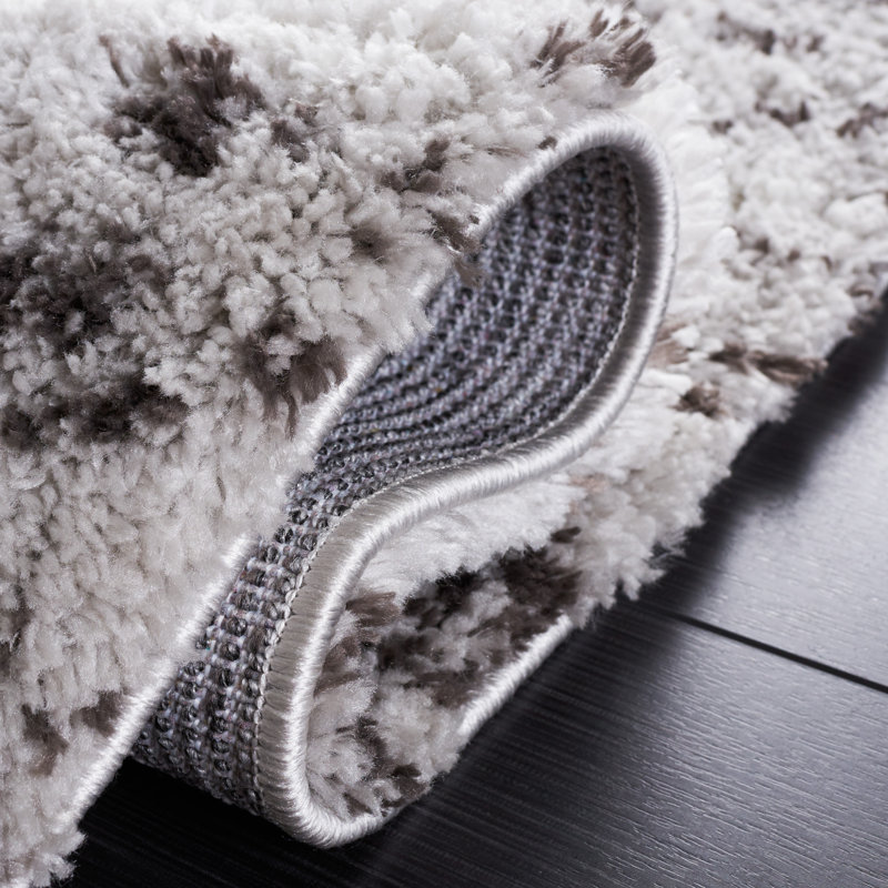 Tapis abstrait Omaury Performance, Carré 7 pi