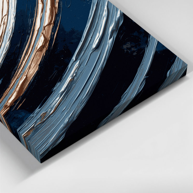 Art mural sur toile gris, H 11 po x l 14 po