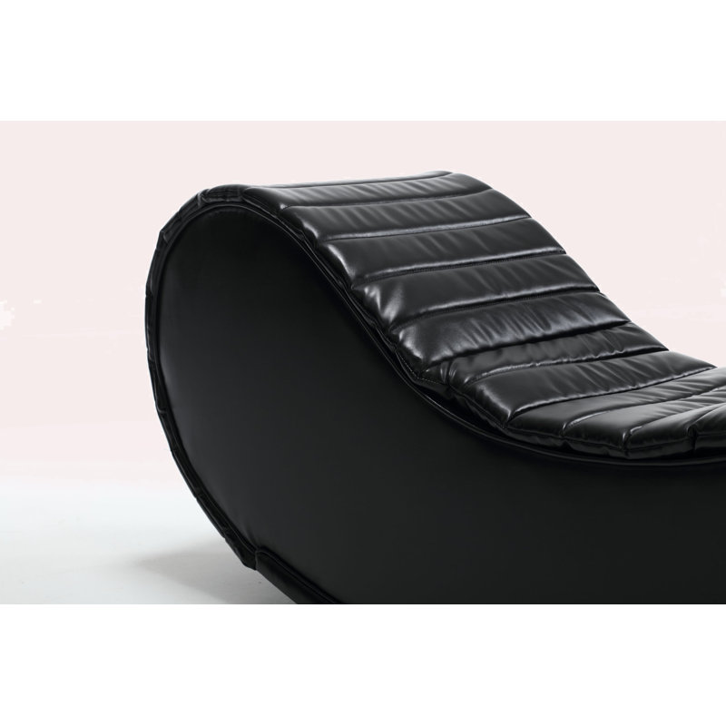 Chaise berçante Leopole, Noir