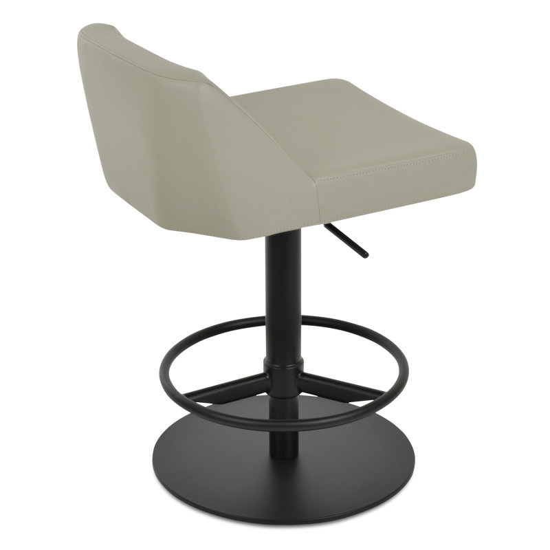 Prisma Piston Full Footrest, Black, Light Gray