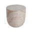 Table d'appoint Barrel Travertine