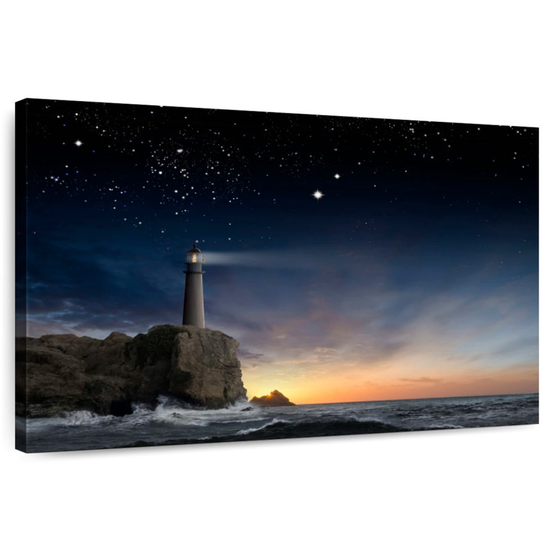 Aletra Stars Over A Lighthouse
