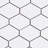 Handmade 11.23 in. x 10.75 in. Honeycomb Glossy Porcelain Mosaic Wall and Floor Tile-36932273