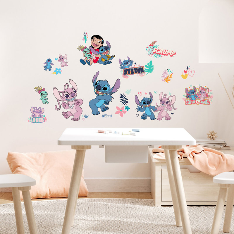 Disney Stitch and Angel Wall Decals