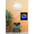 Flexible LED Neon Strip Lights, Waterproof IP67, 1.5 ft Diameter | 12V DC, 22.7 Watts, 8W-10W/m | Blue, Green & Yellow Colors | Built-In Wall Hanging System | Perfect for Home Decor & Parties