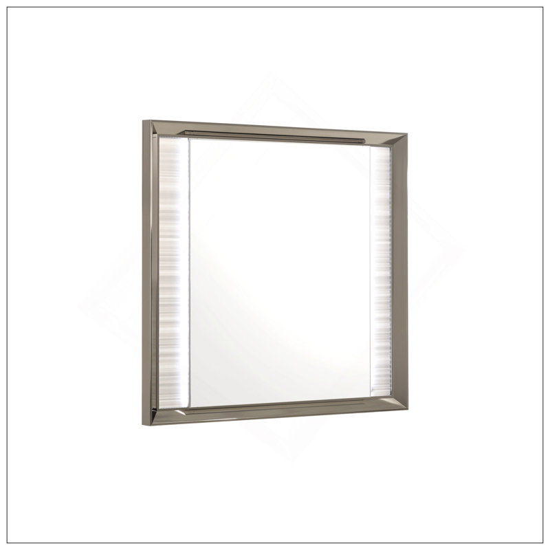 Miroir à DEL Star White avec cadre élégant, durable et élégant pour les chambres et les commodes modernes
