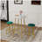 3-Piece Bar Table Set with 2 Bar Stools – Modern Pub Table