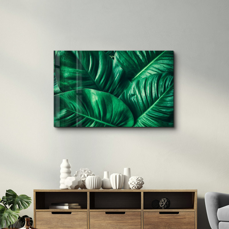 Elegant Tempered Glass Wall Art Painting, 13.8 x 21.7 inches | 100% Tempered Glass, Thickness: 0.16 inches | UV Printed for Vibrant Colors | Perfect for Home Decor, Living Room, & Office Spaces