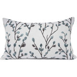 Embroidered Indoor/Outdoor Pillow Cover