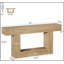 Table d'appoint à 2 niveaux, table de vestibule, table console