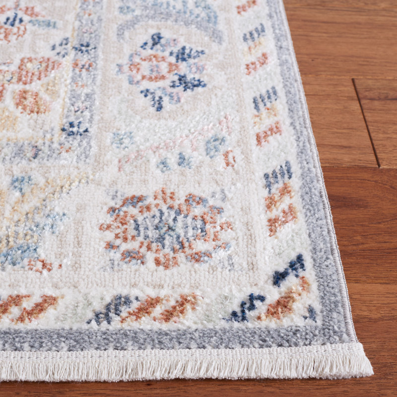 Tapis beige / bleu Bonnert Blair, Rectangle 9 pi x 12 pi