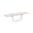 Uleena Extendable Metal Base Dining Table