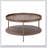 2-Piece Modern 2 tier Round Coffee Table Set for Living Room,Easy Assembly Nesting Coffee Tables-990956275