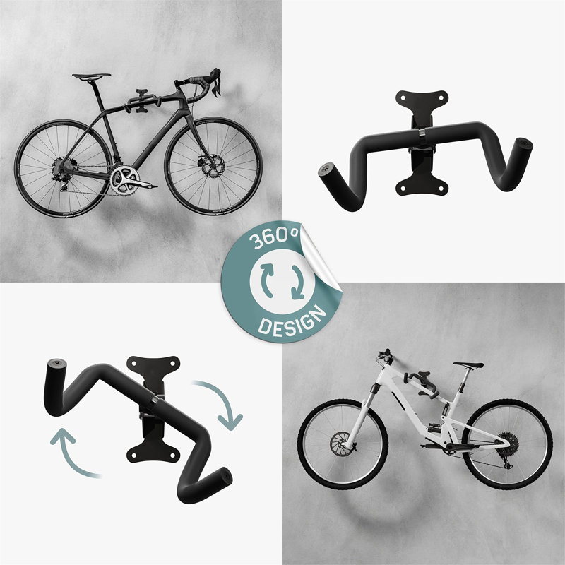 Metal Wall Mounted Bike Rack