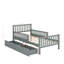 Base de lit double avec rangement pour enfants, lit en bois avec 2 tiroirs, lit plateforme double avec garde-corps pour enfants-636746588-726976917