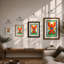 Primary Forms Geometric - Framed Print-2097023002-2097023001