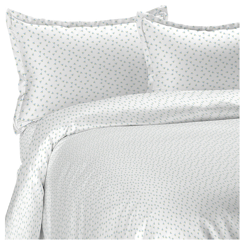 Floral Duvet Cover, King, Pink
