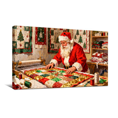 Christmas Santa Crafting Christmas Quilt Pattern